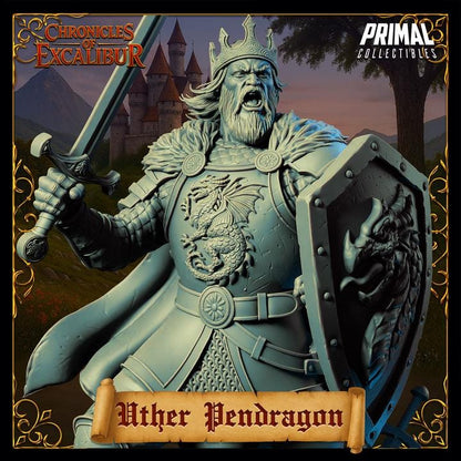 King Uther Pendragon - Unpainted Miniature