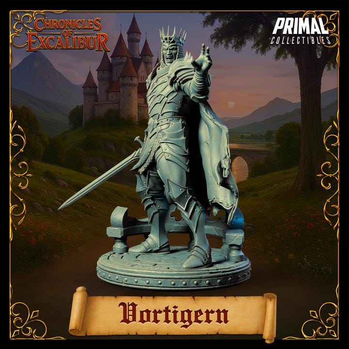 King Vortigern - Unpainted Miniature
