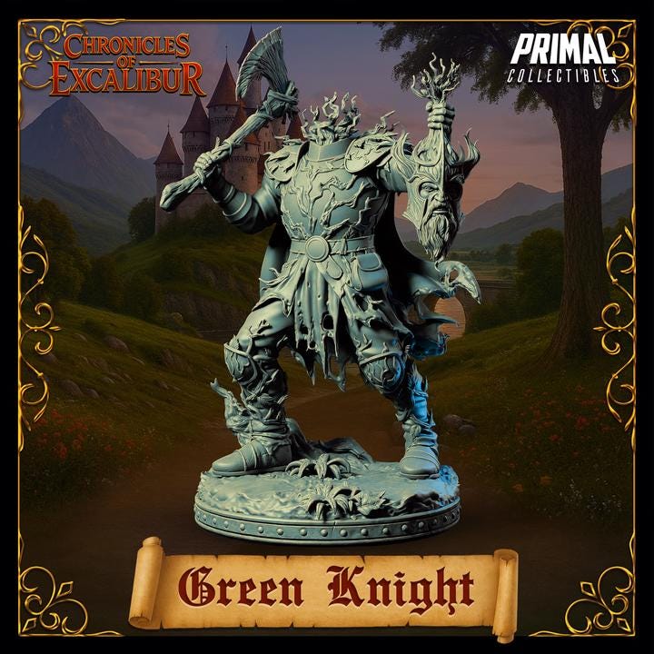 Mystic, Green Knight - Unpainted Miniature