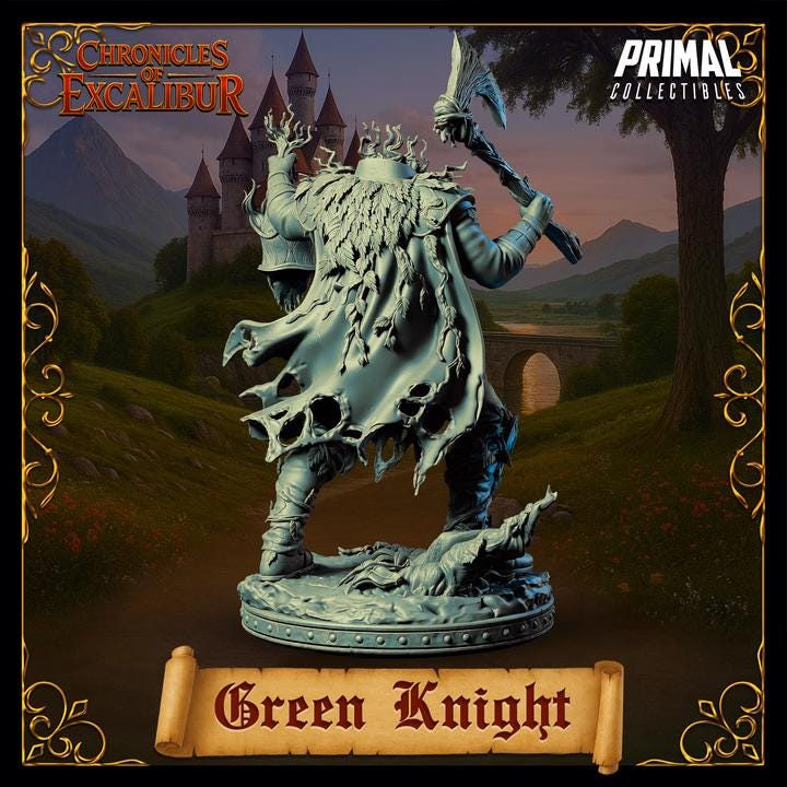 Mystic, Green Knight - Unpainted Miniature