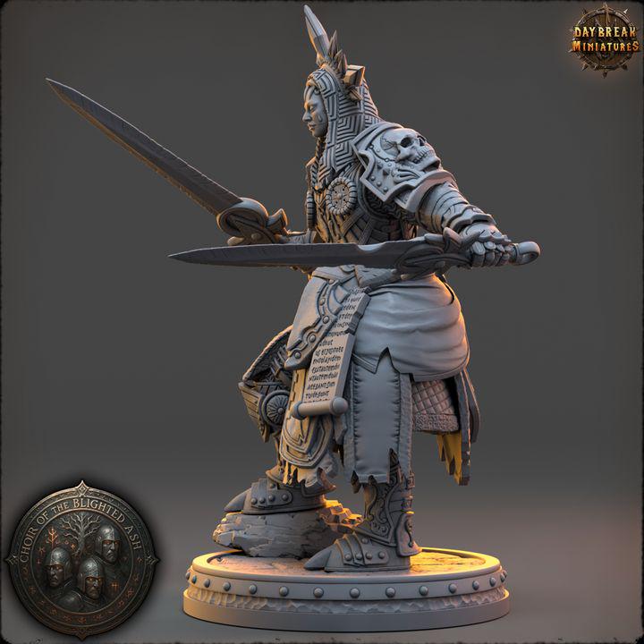 Isolde Kareth - Choir of the Blighted Ash - Unpainted Miniature