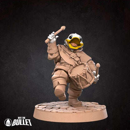 Duckfolk Bard - 32mm, 35mm Scale - Unpainted Miniature