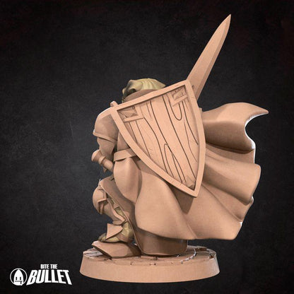 Dogfolk Warrior - 32mm, 35mm Scale - Unpainted Miniature