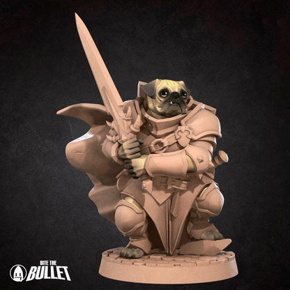 Dogfolk Warrior - 32mm, 35mm Scale - Unpainted Miniature
