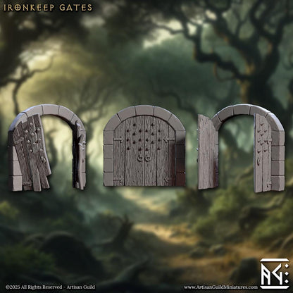 Keep Gate - Iron Keep War-Trolls - Unpainted Miniature