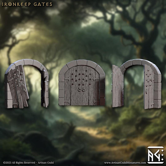 Keep Gate - Iron Keep War-Trolls - Unpainted Miniature
