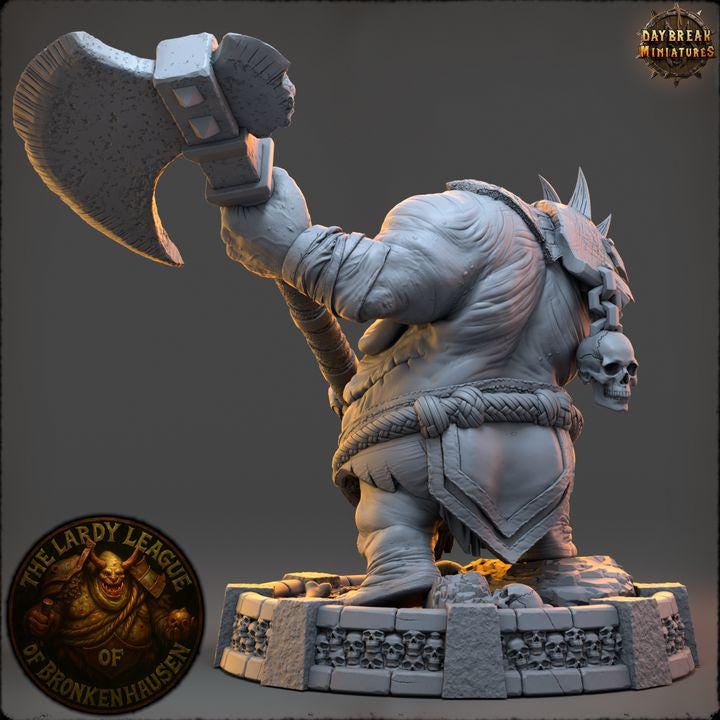 Harkus the Wretch - The Lardy League of Bronkenhausen - Unpainted Miniature