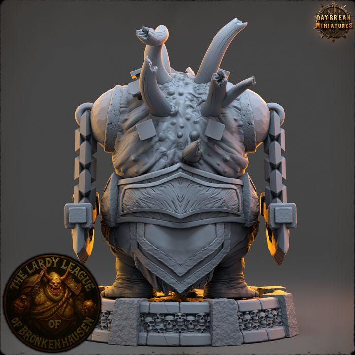 Gorfick Sludgebane - The Lardy League of Bronkenhausen - Unpainted Miniature