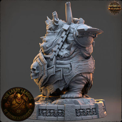 Blorch Crumplegorge - The Lardy League of Bronkenhausen - Unpainted Miniature