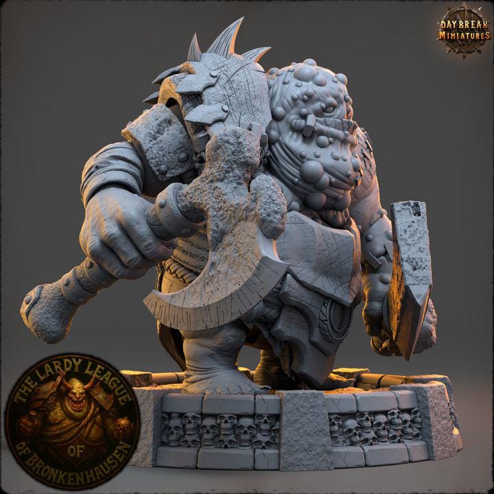 Filthrick Wormbelly - The Lardy League of Bronkenhausen - Unpainted Miniature