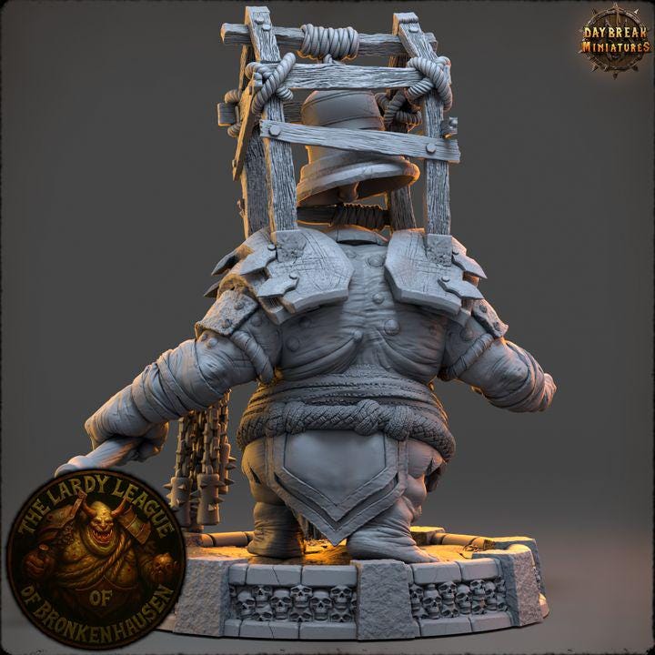 Dr. Puswick Malbrew - The Lardy League of Bronkenhausen - Unpainted Miniature