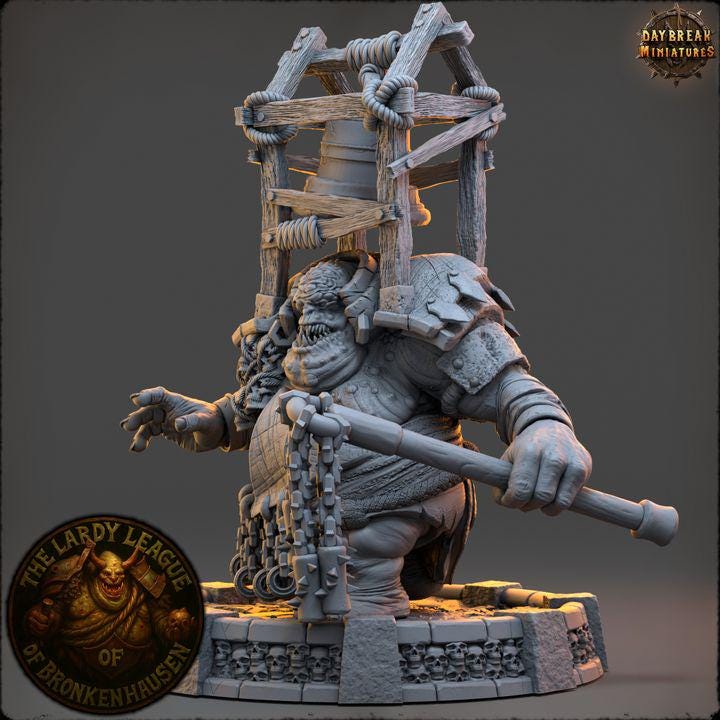 Dr. Puswick Malbrew - The Lardy League of Bronkenhausen - Unpainted Miniature