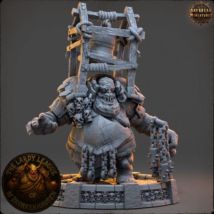 Dr. Puswick Malbrew - The Lardy League of Bronkenhausen - Unpainted Miniature