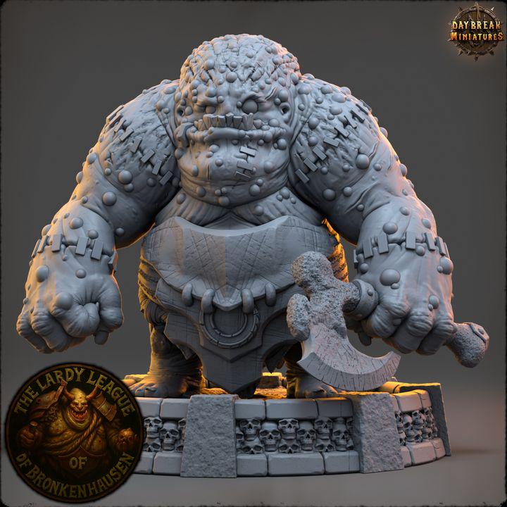 Dungbar the Sullen - The Lardy League of Bronkenhausen - Unpainted Miniature