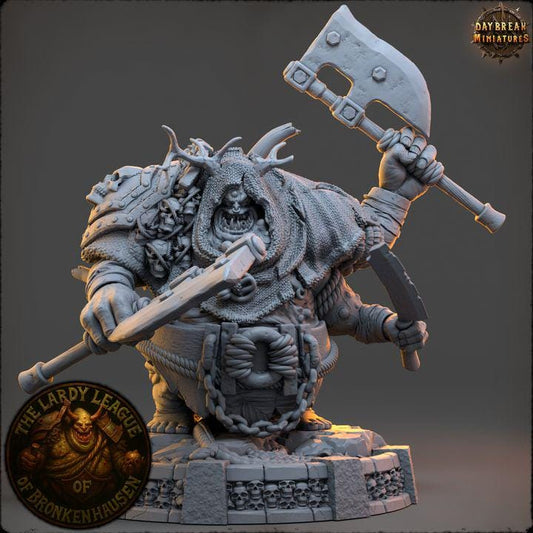 Grizzlefats Kornn - The Lardy League of Bronkenhausen - Unpainted Miniature