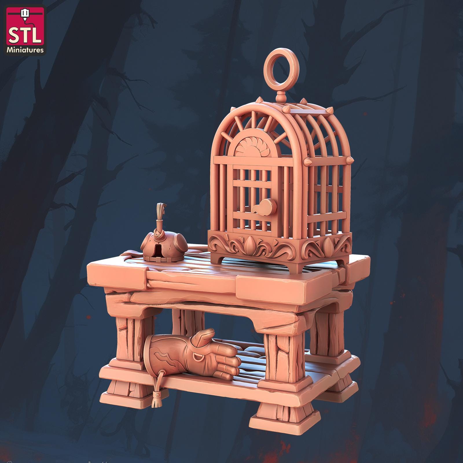 Animal Tamer Set - Townsfolk NPCs - 32mm Scale - Unpainted Miniature