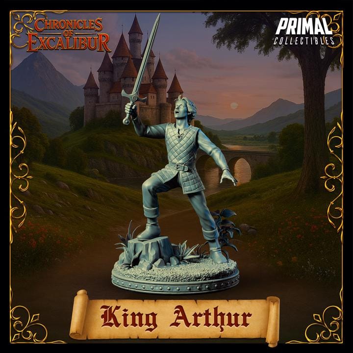 Young King Arthur - Unpainted Miniature