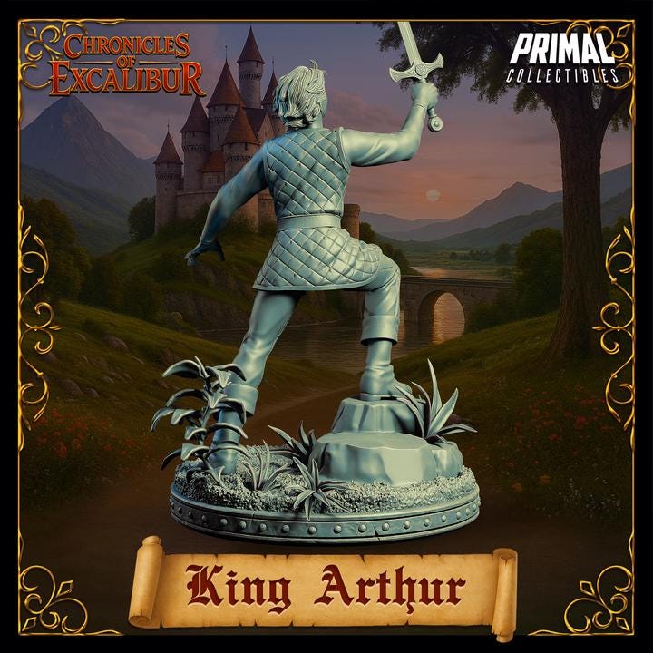 Young King Arthur - Unpainted Miniature