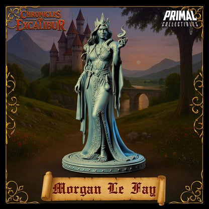 Witch Queen, Morgan Le Fay - Unpainted Miniature