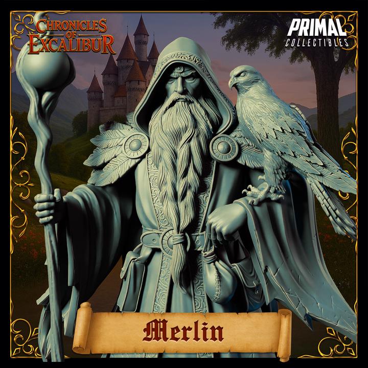 Merlin the Wizard - Unpainted Miniature