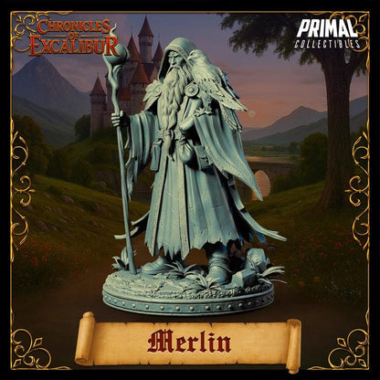 Merlin the Wizard - Unpainted Miniature