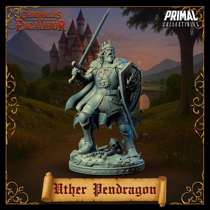 King Uther Pendragon - Unpainted Miniature