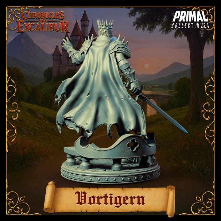 King Vortigern - Unpainted Miniature