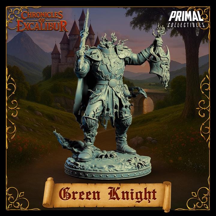 Mystic, Green Knight - Unpainted Miniature