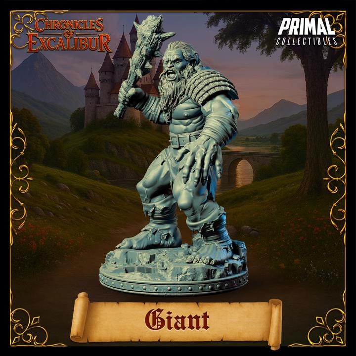 Giant, Chronicles of Excalibur - Unpainted Miniature
