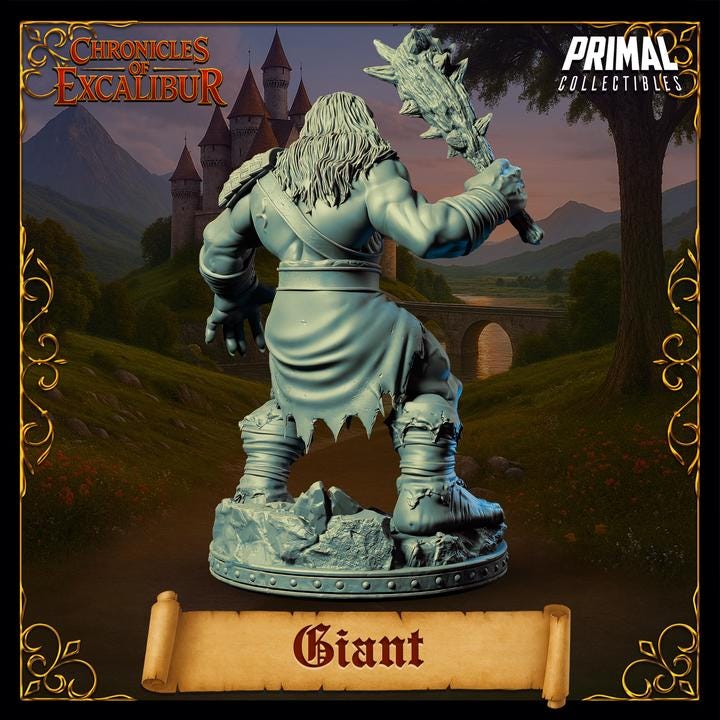 Giant, Chronicles of Excalibur - Unpainted Miniature