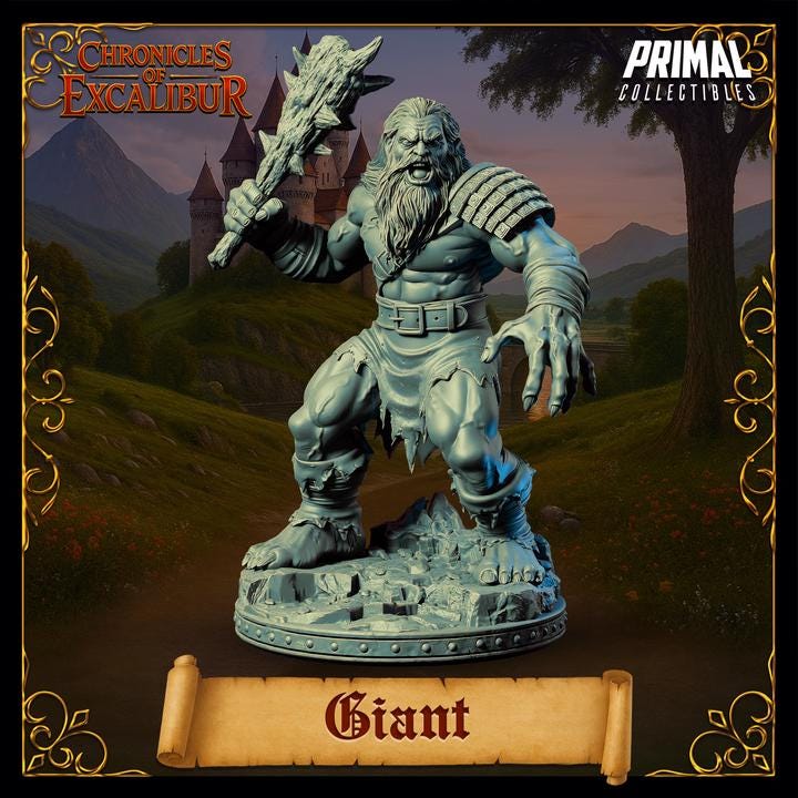 Giant, Chronicles of Excalibur - Unpainted Miniature
