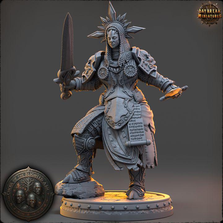 Isolde Kareth - Choir of the Blighted Ash - Unpainted Miniature