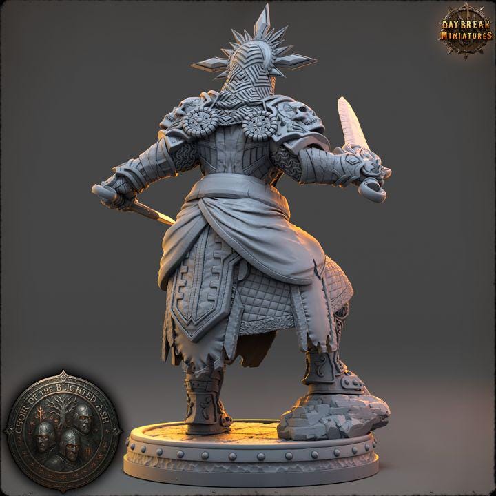 Isolde Kareth - Choir of the Blighted Ash - Unpainted Miniature