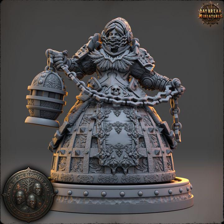 Marwen Solace - Choir of the Blighted Ash - Unpainted Miniature