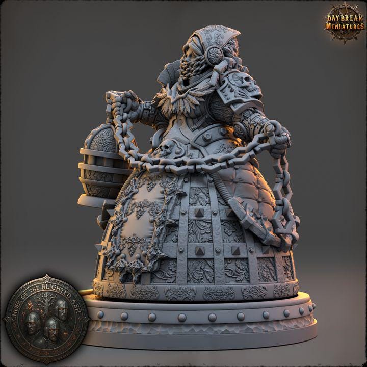 Marwen Solace - Choir of the Blighted Ash - Unpainted Miniature