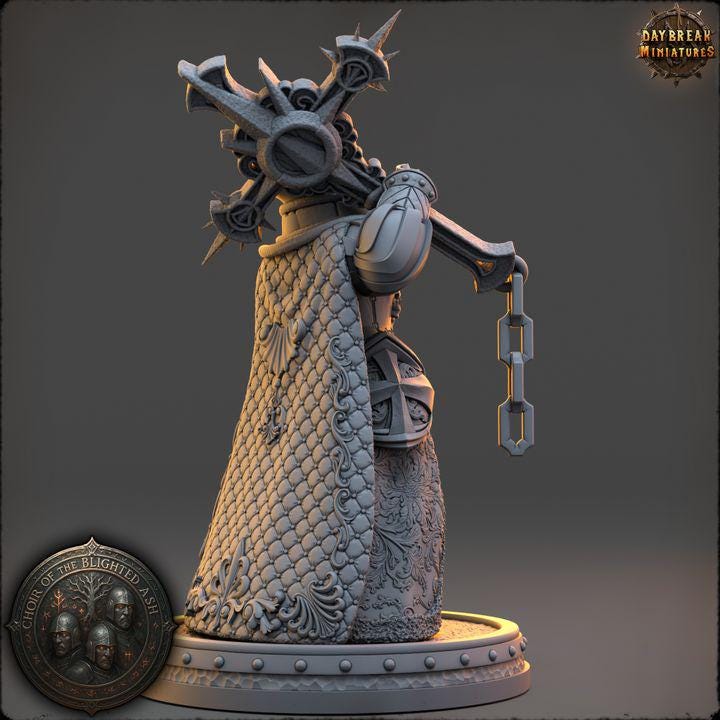 Neriah Ashbourne - Choir of the Blighted Ash - Unpainted Miniature