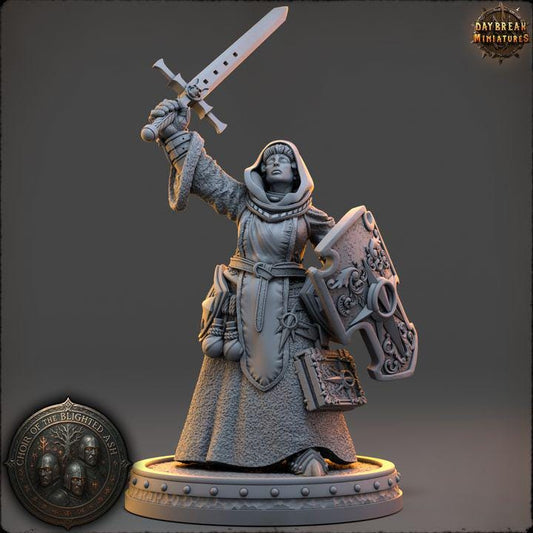Dame Corintha Vale - Choir of the Blighted Ash - Unpainted Miniature