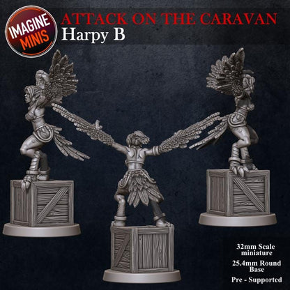 Harpy - Pose B - Unpainted Miniature