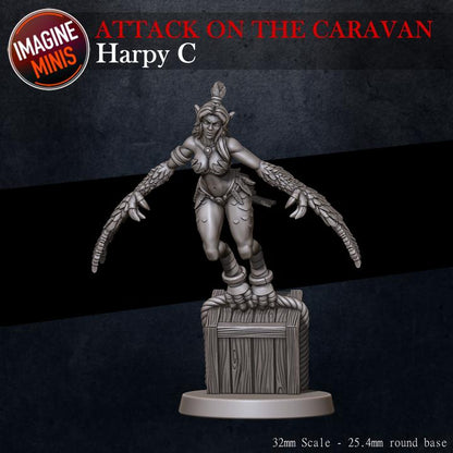 Harpy - Pose C - Unpainted Miniature