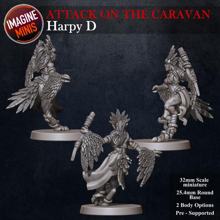 Harpy - Pose D - Unpainted Miniature