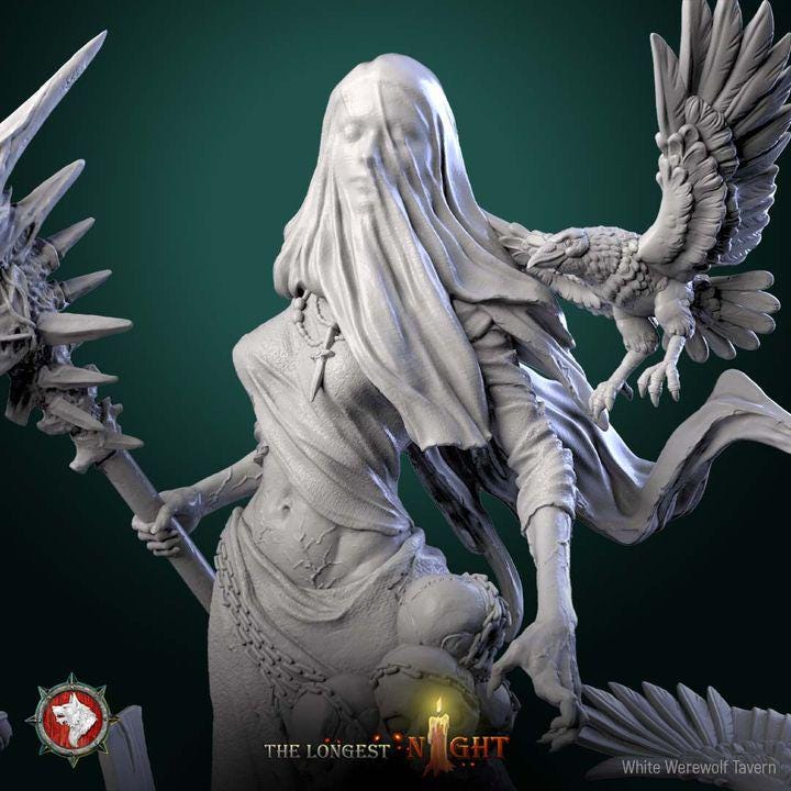 Plague Maiden - Unpainted Miniature