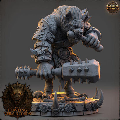 Vrekka Spine-Eater - The Howling Vermin Lords - Unpainted Miniature