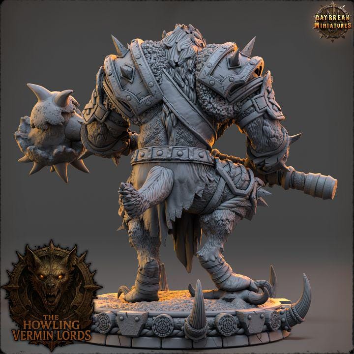 Fenruk the Carrion-Seer - The Howling Vermin Lords - Unpainted Miniature