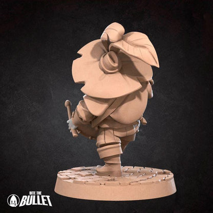 Duckfolk Bard - 32mm, 35mm Scale - Unpainted Miniature