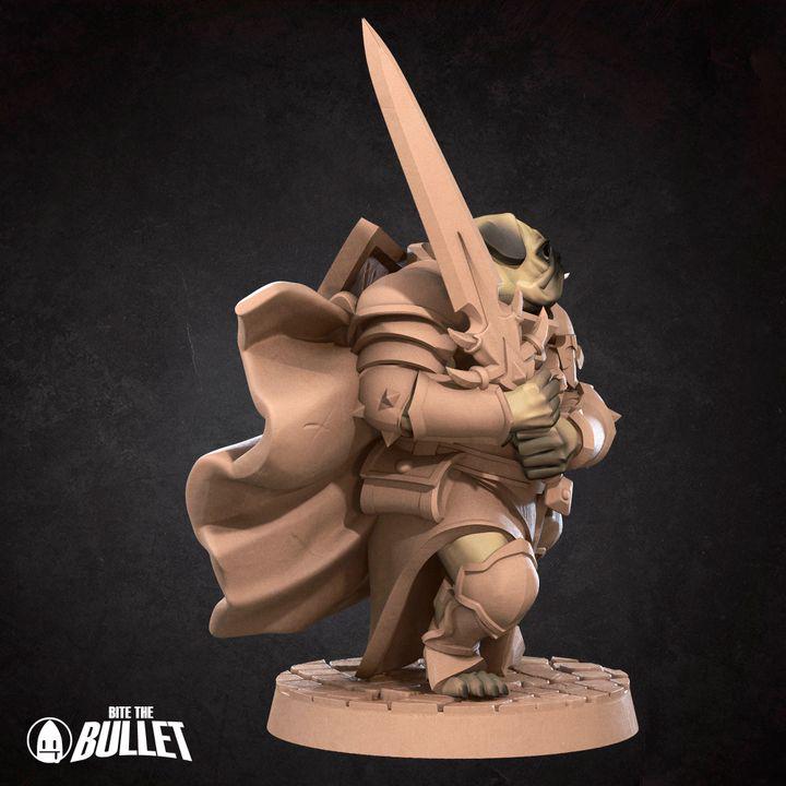 Dogfolk Warrior - 32mm, 35mm Scale - Unpainted Miniature