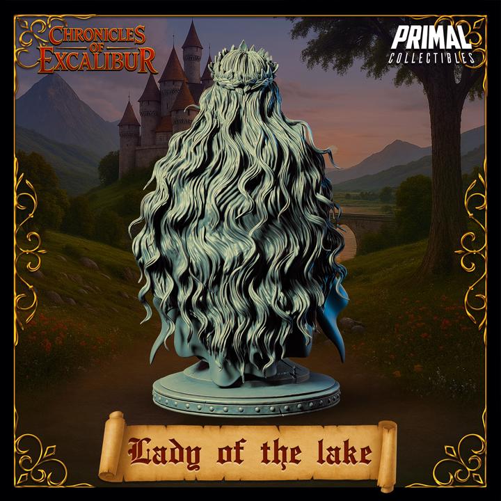 Lady of the Lake - Unpainted Miniature Bust