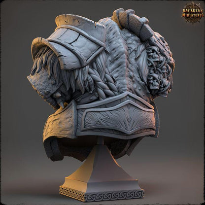 Lord Guzzlemaw Vastinuss, Ogre - Unpainted Miniature Bust
