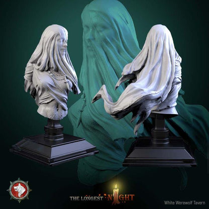 Plague Maiden - Unpainted Miniature Bust