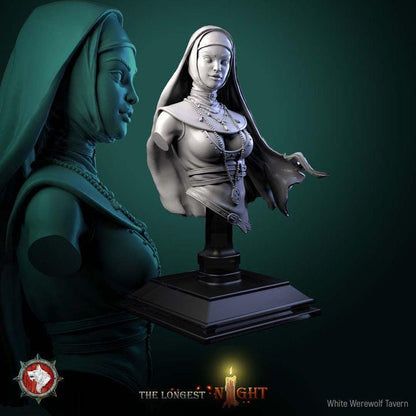 Sister of the Hunt - Unpainted Miniature Bust