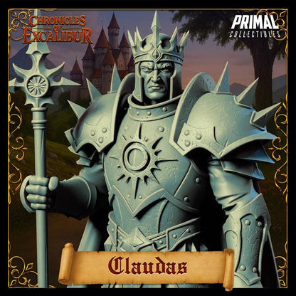 King Claudas - Chronicles of Excalibur - Unpainted Miniature